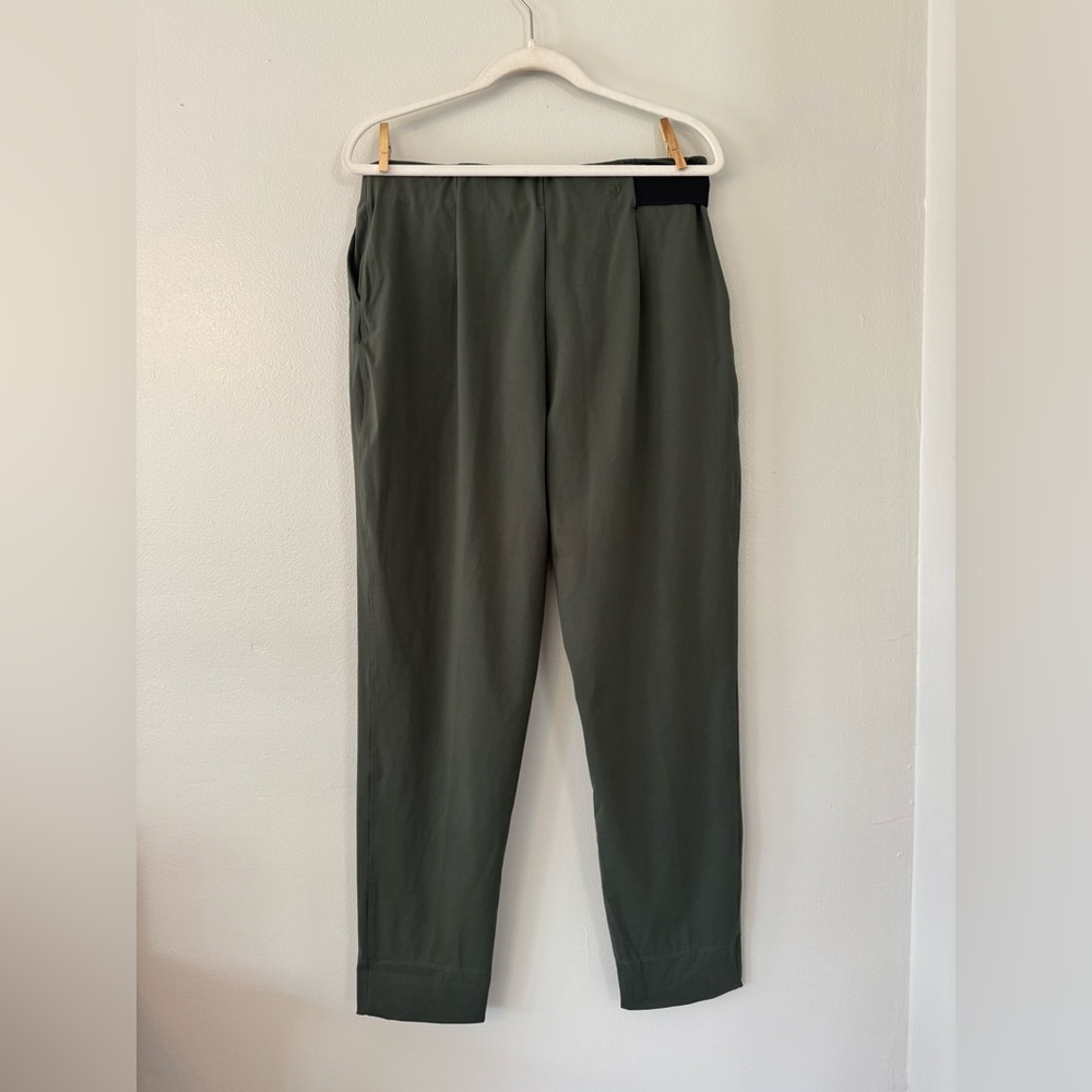 Aday Turn It Up Pants in Olive Green - Picture 4 of 8